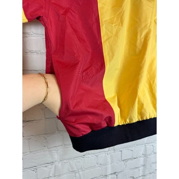 CUTTER & BUCK yellow blue red CLIMAGUARD mens windbreaker coat size L NWT - Picture 11 of 12